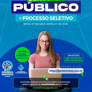 Prefeitura de Mamonas divulga editais de processo seletivo e concurso público